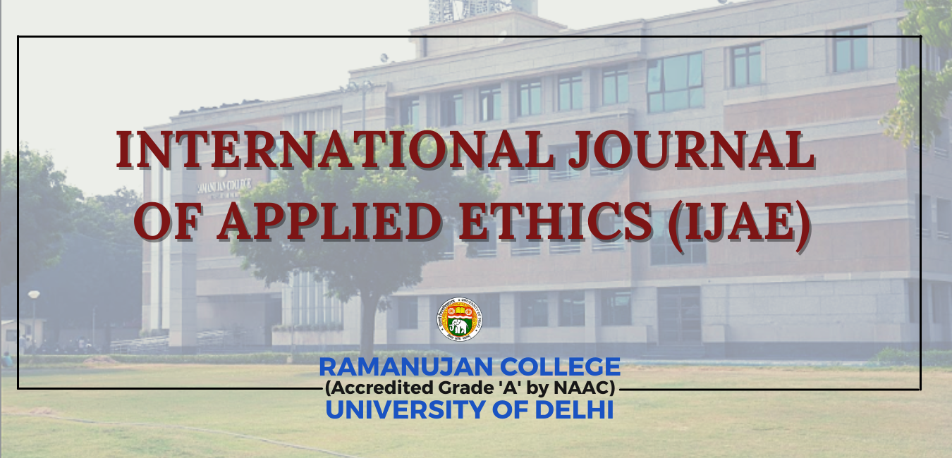 Ramanujan International Journal of Applied Ethics